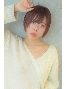 ヘアーアンドビューティストーリア 蒲田店(hair beauty STORIA) 【STORIA蒲田店】艶めくピンクショート