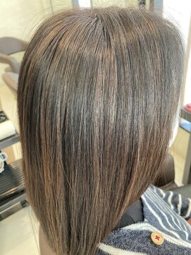 アース コアフュールボーテ 松本庄内店(EARTH coiffure beaute) 脱白髪染め（クイックハイライト）