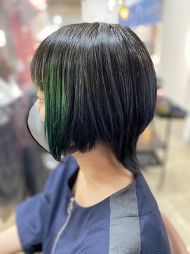 カラーリゾートAi 葛西店 デザインカラー　グリーン