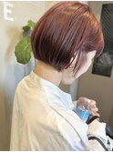 ▲ミニボブ×レッドオレンジ