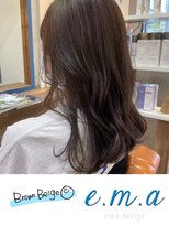 エマヘアデザイン(e.m.a Hair design) ブラウンカラー