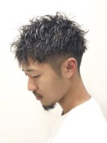 銀座マツナガ 浅草店 ツイストスパイラルパーマ/ツーブロ/フェード/アップバング/20代