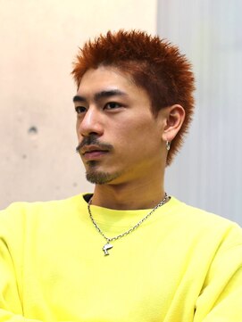 ガズル ハラジュク(GUZZLE HARAJUKU) 男らしく!刈り上げないメンズハイトーンスパイキーボウズ