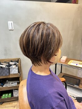 エル(ell)の写真/【岸和田/久米田】似合わせ×トレンドを意識したカラーで、気になる白髪はカバーし艶のある上品な髪色に♪