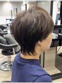 40代50代60代白髪マッシュショートウルフ大人美人くびれ髪質改善