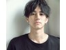 【メンズフルコース】カット＋スキャルプシャンプー＋眉カット