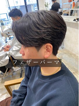 サニーサイドアップ 大宮(Sunny side up) 長谷川　フェザーパーマ