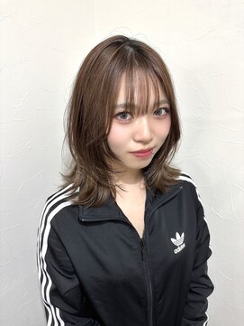 クレム 博多駅店(ChLem) ミディアムレイヤー　シャギーカット　博多美容室