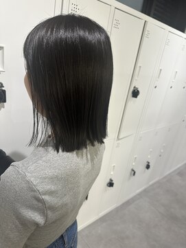 ノウハウ キョウト(KNOWHOW kyoto) 似合わせボブスタイル/ネイビーグレーカラー