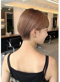 ショートカットショートヘアコンパクトショートボブ丸みショート