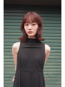 カシ 中目黒(CASI) ブリーチ無しで楽しむ暖色ブラウンとカジュアルミディアム