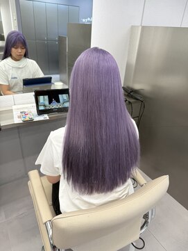 ロテ 名古屋 名駅店(Lote.) くびれヘア/アプリコットオレンジ/夏のヘアアレンジ