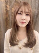 ピース トウキョウ(PEACE TOKYO)&nbsp;韓国ヘア/韓国レイヤー/グレージュ/前髪カット/20代30代40代50代