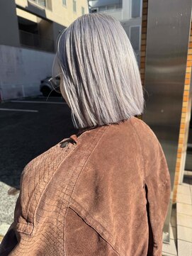 ロックス バイ マグ 松本(rocks BY MAG) 20代30代40代大人可愛いアッシュグレージュダブルカラー美肌