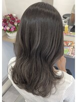 シェリエ(Chal Lier)&nbsp;レイヤーカット/ブリーチ無しオリーブグレージュ