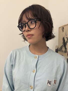 nimes栄 パーマ/レイヤーカット/ボブ 【ニーム】【12月2日NEW OPEN（予定）】 ボブパーマ　顔まわりも可愛いボブパーマ