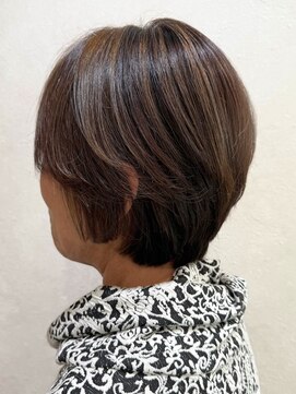 アッシュ 八王子店(Ash) 白髪ぼかしハイライト/白髪ぼかしメッシュ/ダークグレージュ