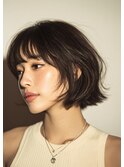 ルーズショートボブ