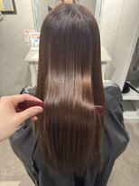 アンベル(ANBEL) ブリーチハイライト髪質改善ダブルカラーレイヤーカット