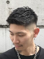 エリマ 横浜西口(elima)&nbsp;横浜西口短髪スパイキーショートバズカットフェードかりあげ