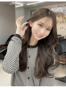 ロンドウル 熊本(Lond ulu) ●韓国へア/ブリーチなし/顔周りカット／ダブルカラー/レイヤー/