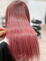 ハーシーバイアポロ 相模大野(HERSHE by apollo) x髪質改善/ホワイトグレージュ/レイヤーカット/チェリーブラウン