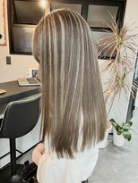 ヘアーラボ 樟葉(Hair Labo) 大人透明感ハイライトベージュ/南楠葉