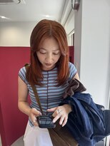 シイ(SIE) ブリーチなしオレンジカラー◎