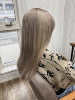 テーラヘアー 袖ヶ浦2号店(TELA HAIR)&nbsp;ロングスタイル×ミルクティーベージュ