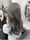 ブリーチなしダブルカラー☆アイスグレージュ20代30代40代