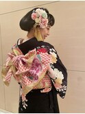振袖着付け/ヘアメイク/吉祥寺