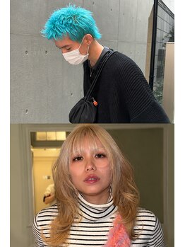 オアシス 表参道(OASIS)の写真/鮮やかブルーもミルクティーベージュも。個性を引き出すデザインカラー