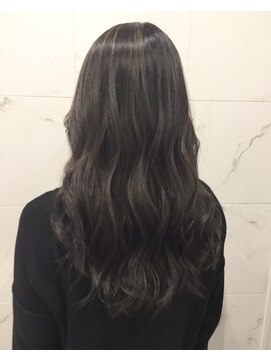 レイドバック(LAID BACK) 【LAID BACK代官山】スモーキーグレー×大人３Dカラーハイライト