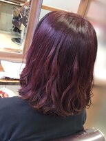 ヘアークリアー 草加&nbsp;ワインレッド☆デザインカラー