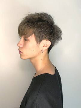 フルール バイ サファリ(fleur by safari) *お客様Style*アッシュグレー・メンズカット+ブリーチ