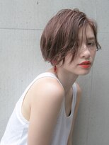 ルティア 池袋(Lutia) かきあげバングで大人ハンサムショート