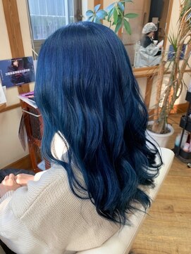 美容室 グラン ブルー 【ブルー】映えカラー【コバルトブルー】