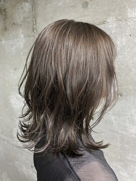 カームバイリコ 学芸大学(calm by liko) 外はねくびれミディ/シンプルブラウン/ふんわり外はね