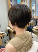【縮毛矯正】で創る◎小顔マッシュショート★髪質改善★前髪