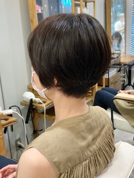 グラッシー センター北店(GLASSI) 【縮毛矯正】で創る◎小顔マッシュショート★髪質改善★前髪