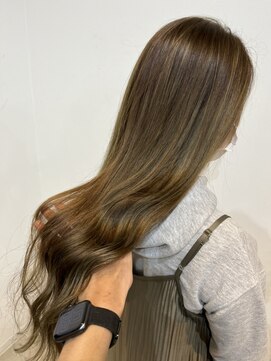 ラ メール ヘア デザイン(La mer HAIR DESIGN) ハイライトカラー/オリーブベージュ