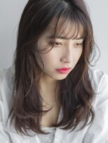 エミュ 表参道 青山(emu)&nbsp;シースルーレイヤー[似合わせカット/くびれヘア/アースカラー]