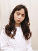 ナチュラルウェーブ 大人ロング デジタルパーマ