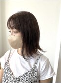 外ハネスタイル