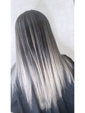 アルマヘア(Alma hair) 【ホワイト系】バレイヤージュ