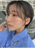 大人ショート/グレージュカラー/似合わせカット/髪質改善[登戸]