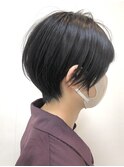 ショート絶壁解消ショートボブ短めショート丸みショート骨格補正