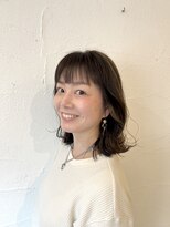 クラク 笹塚店(KURAKU)&nbsp;ミディアム / ハイライトカラー / 3Dカラー / 白髪ぼかし