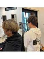 ディッシュ 五反田(dish)&nbsp;メンズブリーチ/グレージュ★五反田駅美容室