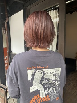 ノウェム バイ シーラス(novem by cirrus) 【novem】夏の軽やか暖色ボブ20代/30代/40代/50代